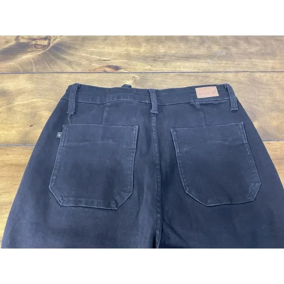 Judy Blue Jogger Jeans Size 7/28 Black Denim High Waist Drawstring - Picture 6 of 10
